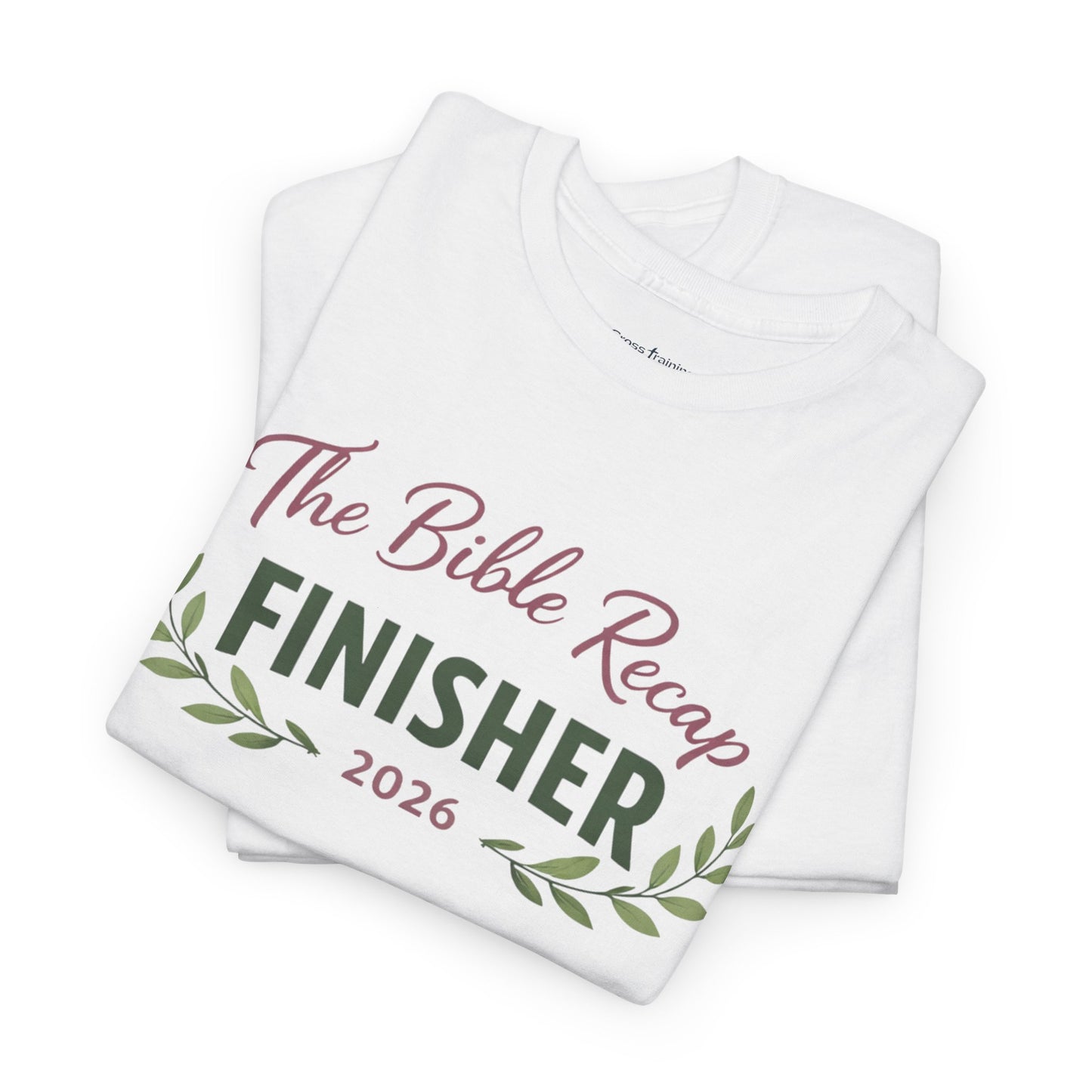 Bible Recap Finisher 2026 T-Shirt — Faith Journey Graduation Tee