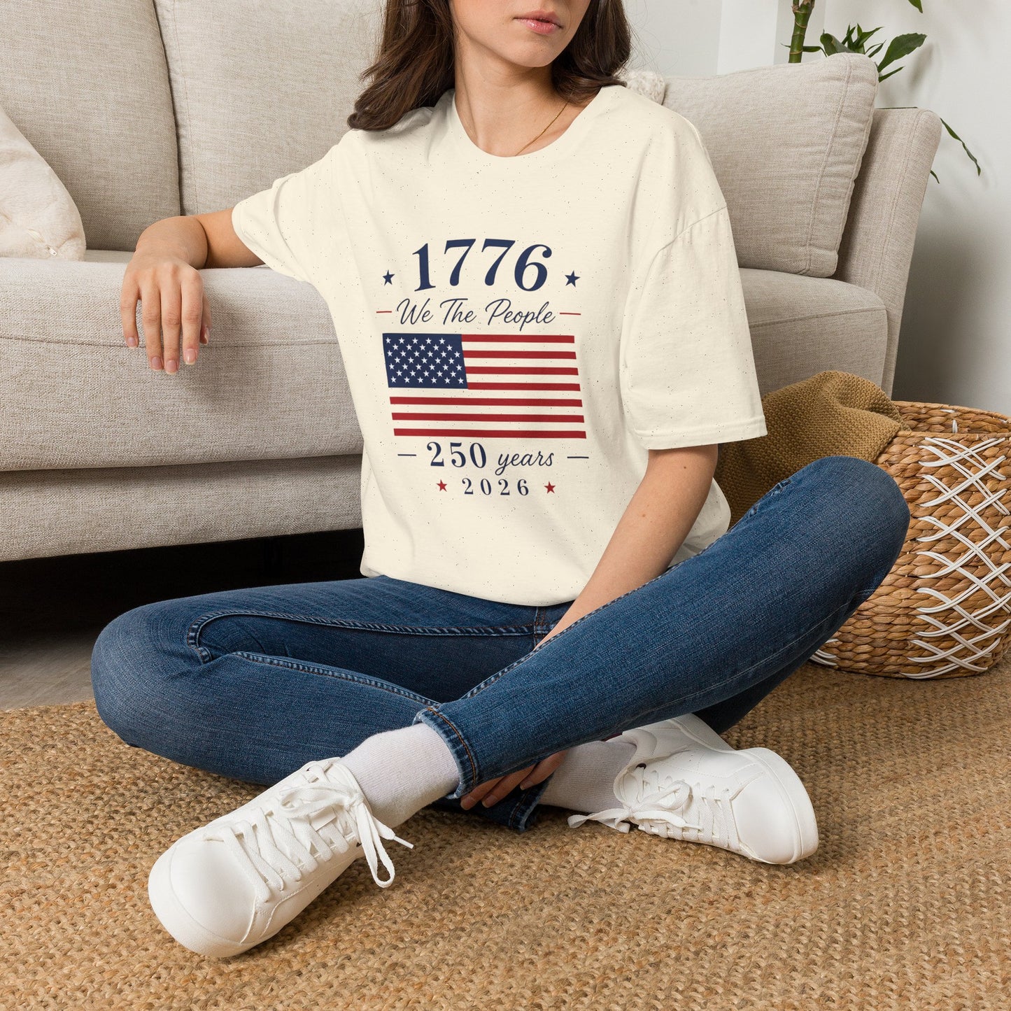 1776 We The People T-Shirt — American Flag Patriotic Tee for Independence Day