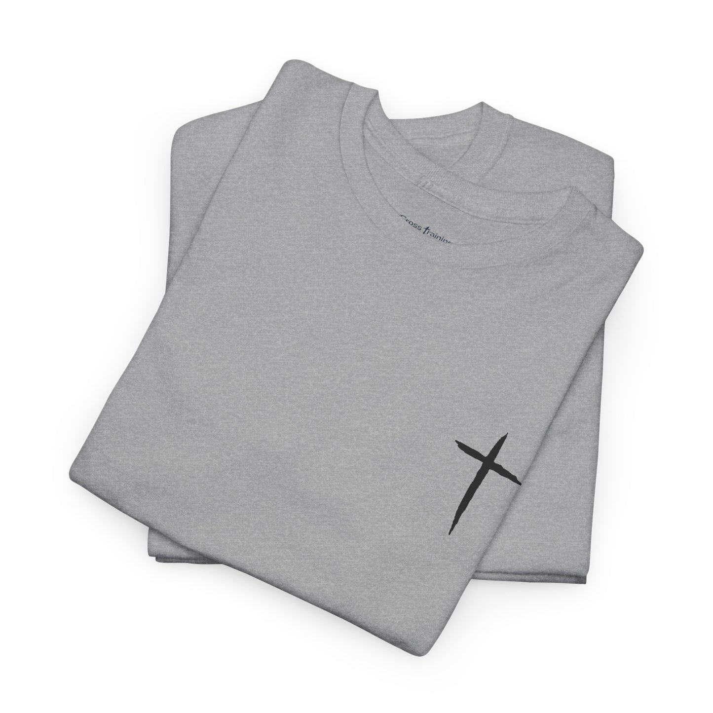 Christian Cross Tee — "May Heavenly Things Constantly Interrupt Our Earthly Things" Inspirational T‑Shirt