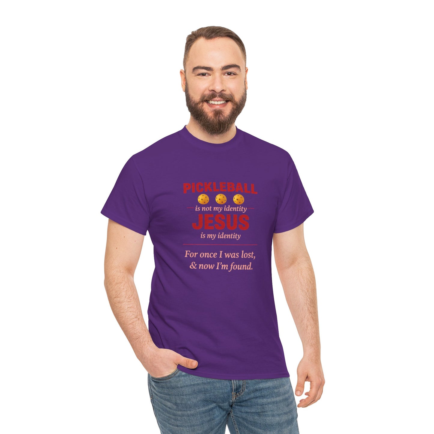 Pickleball Is Not My Identity — Jesus Is My Identity T-Shirt