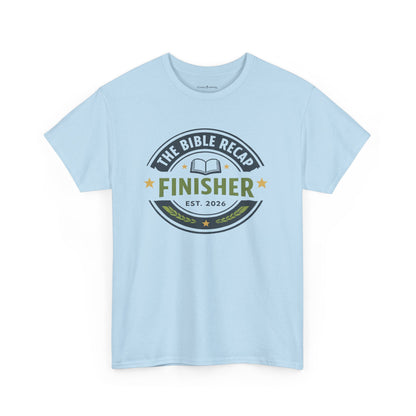 Bible Recap Finisher T‑Shirt — “Finisher” Faith Journey Tee