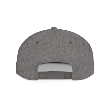 Flat Bill Snapback Hat — "The joy of the Lord is my strength" (Nehemiah 8:10)