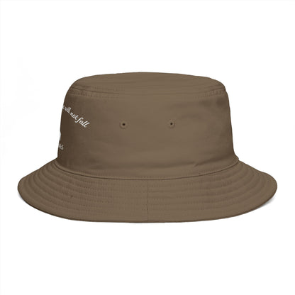 Bucket Hat — Psalm 46:5 Faith Ribbon Bucket Hat (God Is Within Her)