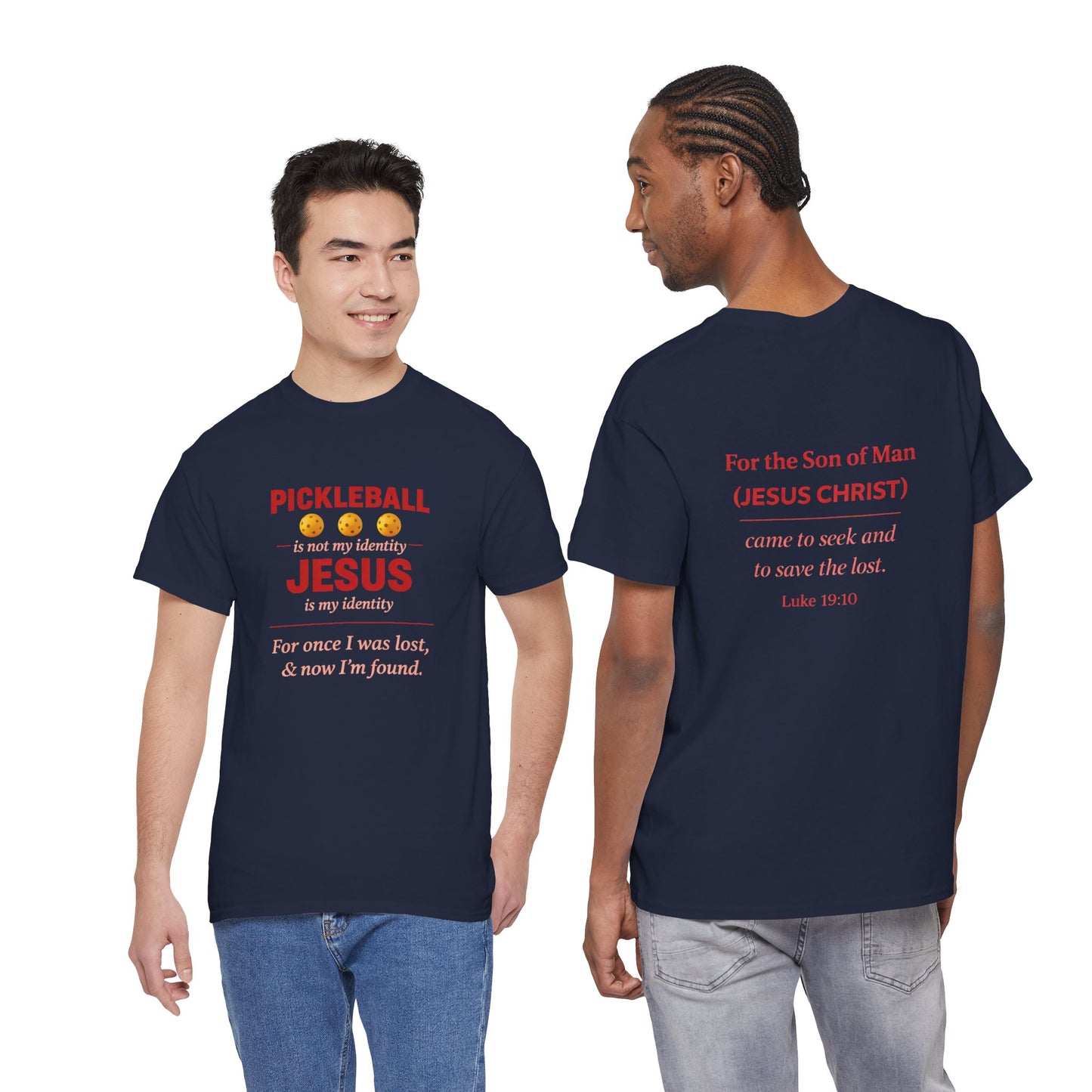 Pickleball Is Not My Identity — Jesus Is My Identity T-Shirt