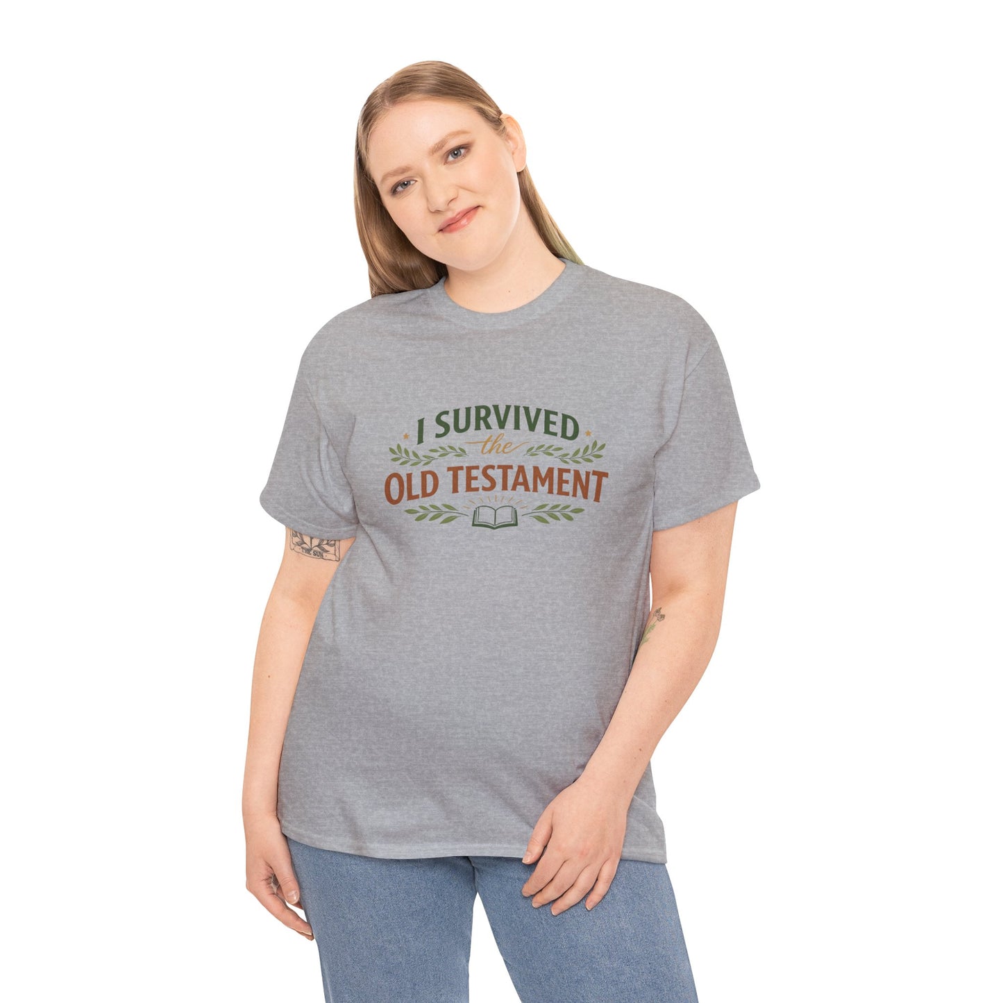 I Survived the Old Testament Tee – Funny Christian Bible Study Shirt