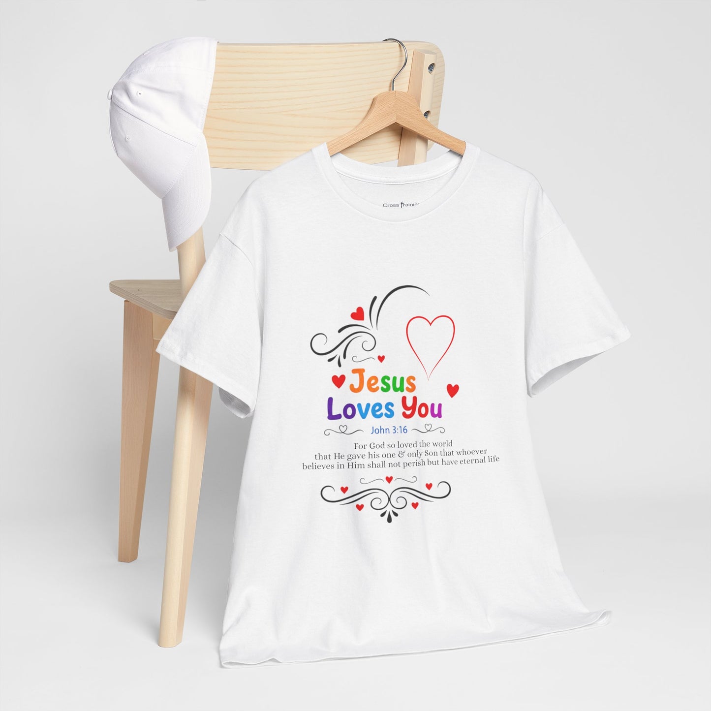 Jesus Loves You Tee — John 3:16 Christian Faith T-Shirt