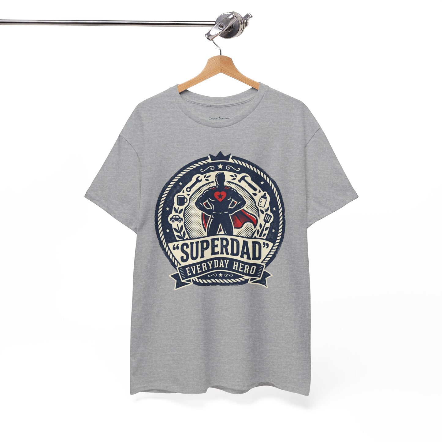 Superdad Everyday Hero T-Shirt — Father’s Day Retro Superhero Tee