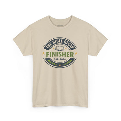 Bible Recap Finisher T‑Shirt — “Finisher” Faith Journey Tee
