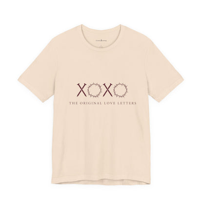 XOXO Floral Tee — "The Original Love Letters" Valentine's Graphic T-Shirt