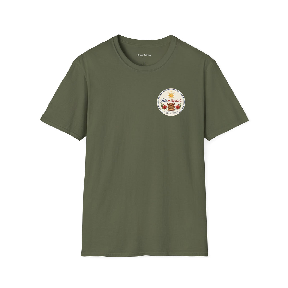 Isla Mercado Floral Tiki Graphic T-Shirt
