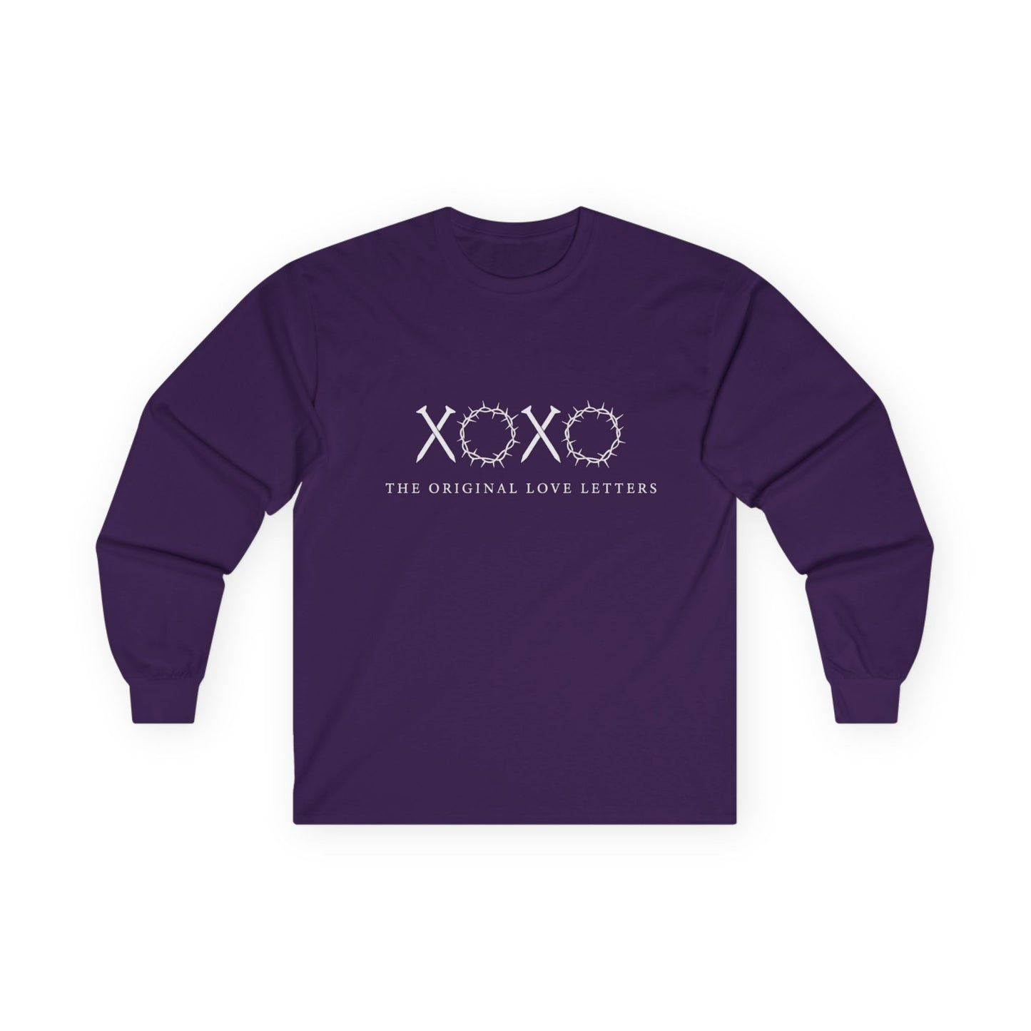 XOXO Barbed Wire Long Sleeve Tee — "The Original Love Letters" Graphic Shirt