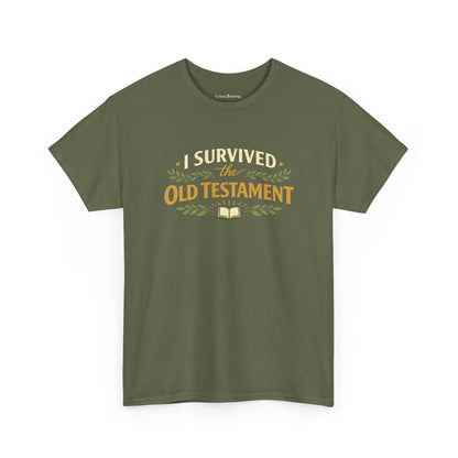 I Survived the Old Testament Tee — Funny Christian T-Shirt