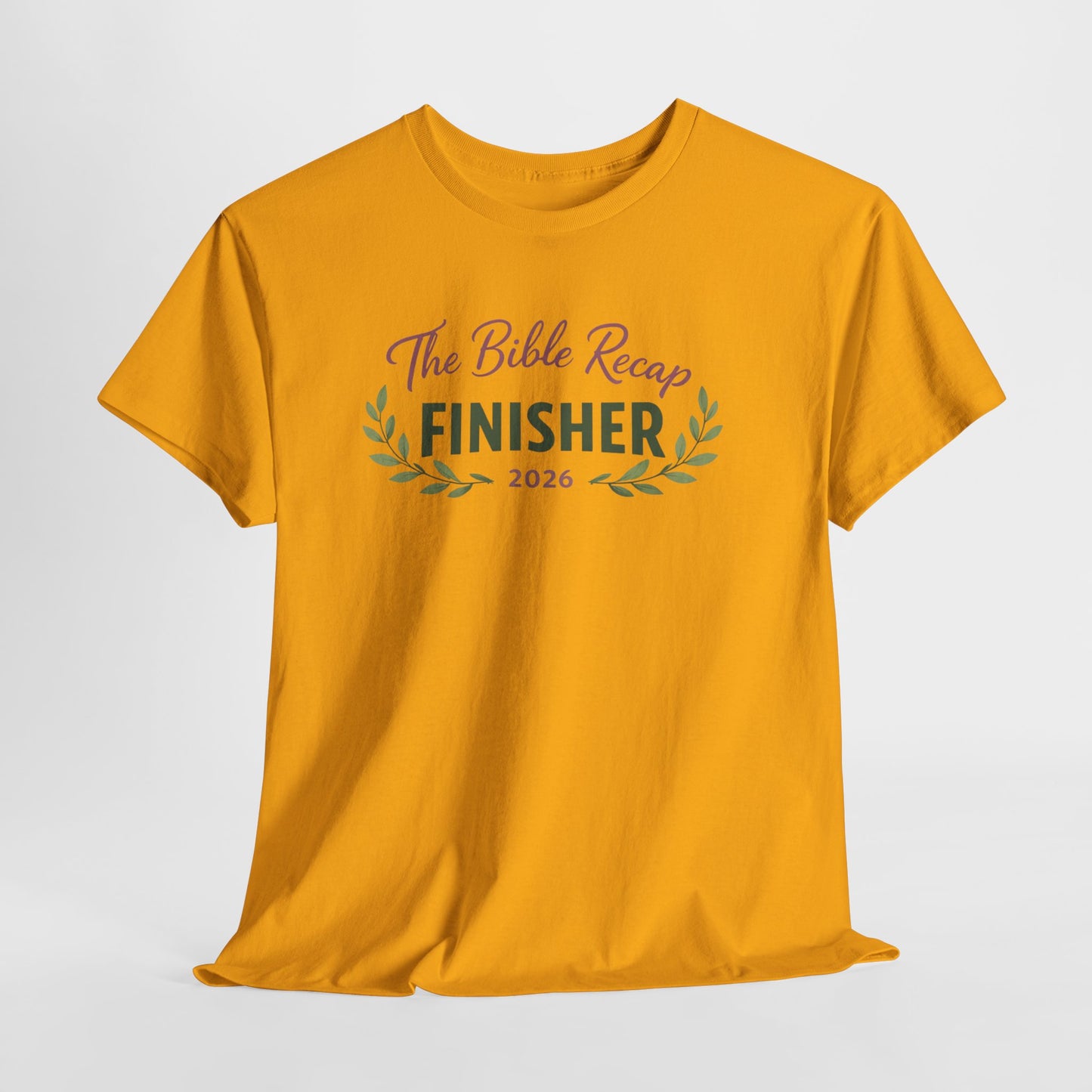Bible Recap Finisher 2026 T-Shirt — Faith Journey Graduation Tee