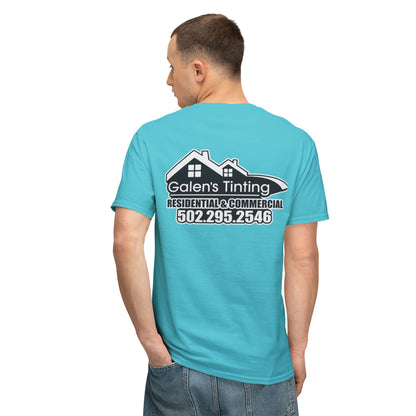 Christian Faith T-Shirt — "I am the sinner whom Jesus died for & kept" Pink Tee