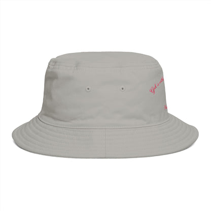 Bucket Hat — Psalm 46:5 Faith Ribbon Bucket Hat (God Is Within Her)