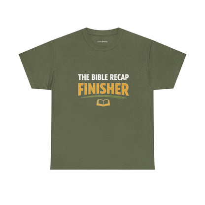 Bible Recap Finisher Tee – Christian Study Graduation Shirt