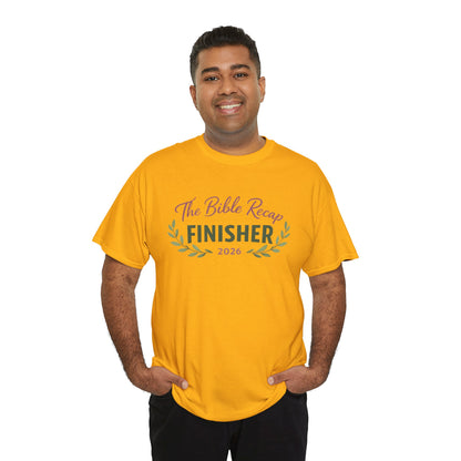 Bible Recap Finisher 2026 T-Shirt — Faith Journey Graduation Tee