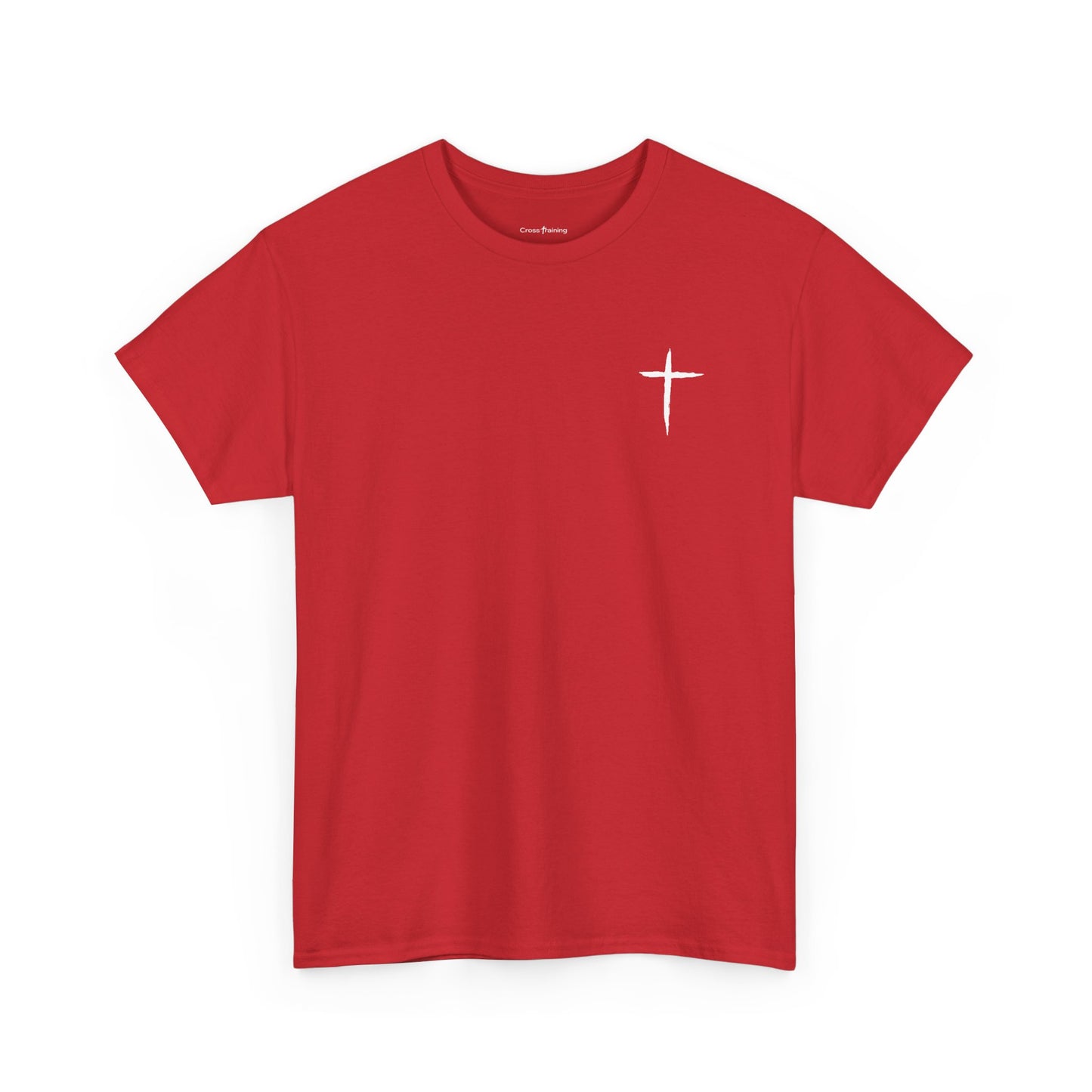 Christian Cross Tee — "May Heavenly Things Constantly Interrupt Our Earthly Things" Inspirational T‑Shirt