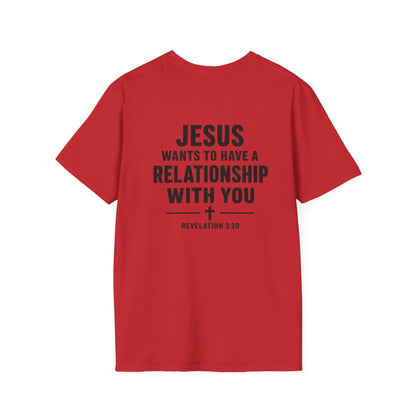 Minimal Cross T-Shirt – Small Chest Christian Cross Tee
