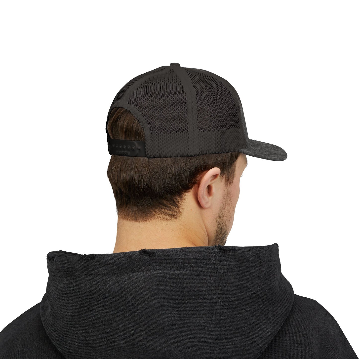 Embroidered Faith Retreat Trucker Cap — 'Faithful God' Family Ministry Snapback