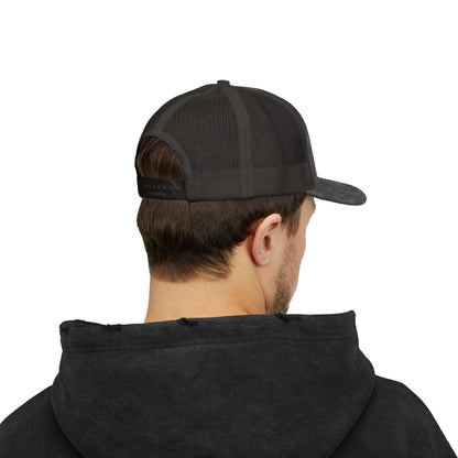Embroidered Faith Retreat Trucker Cap — 'Faithful God' Family Ministry Snapback