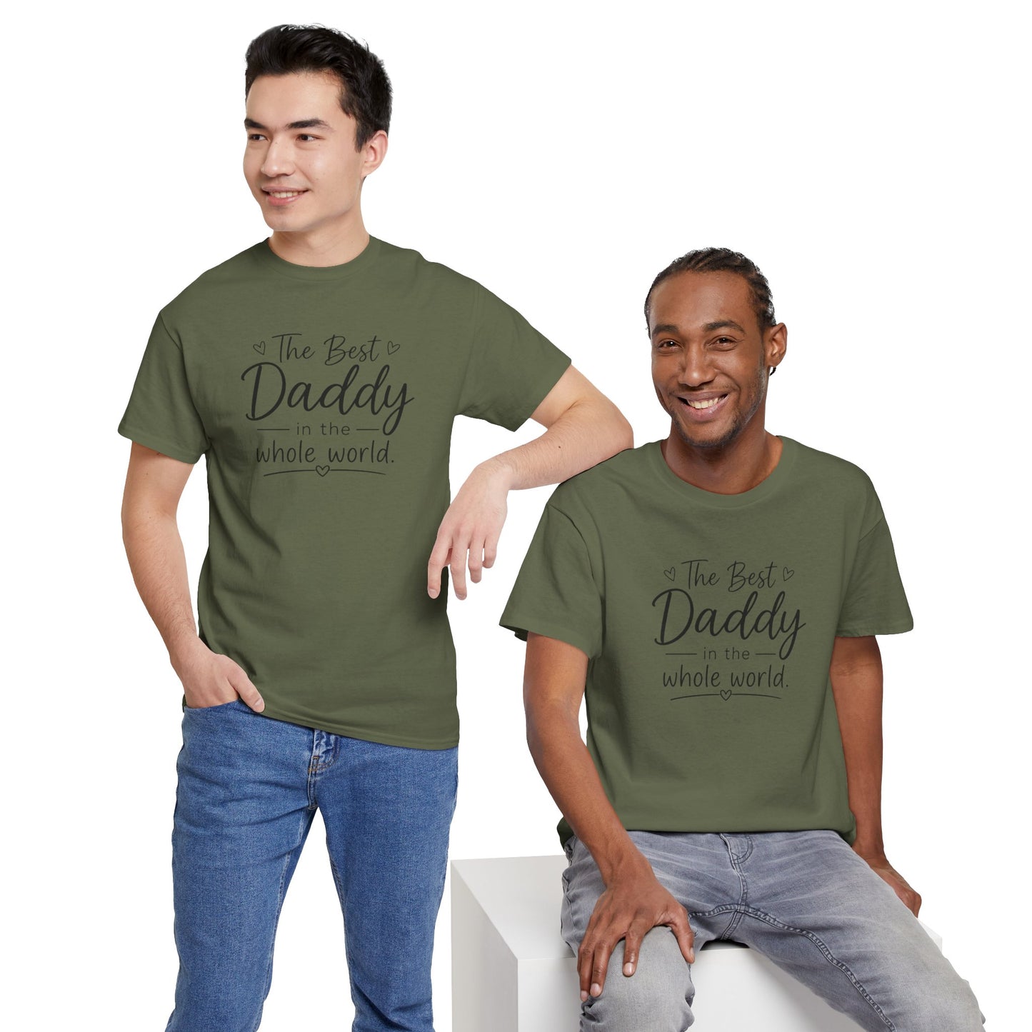 Daddy T-Shirt – "The Best Daddy in the Whole World" Father's Day Tee