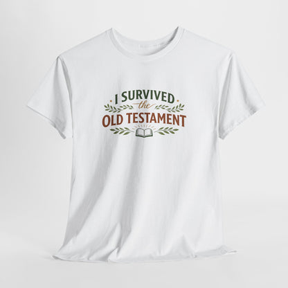 I Survived the Old Testament Tee – Funny Christian Bible Study Shirt