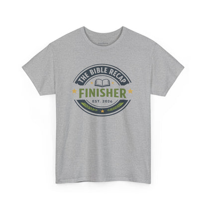 Bible Recap Finisher T‑Shirt — “Finisher” Faith Journey Tee
