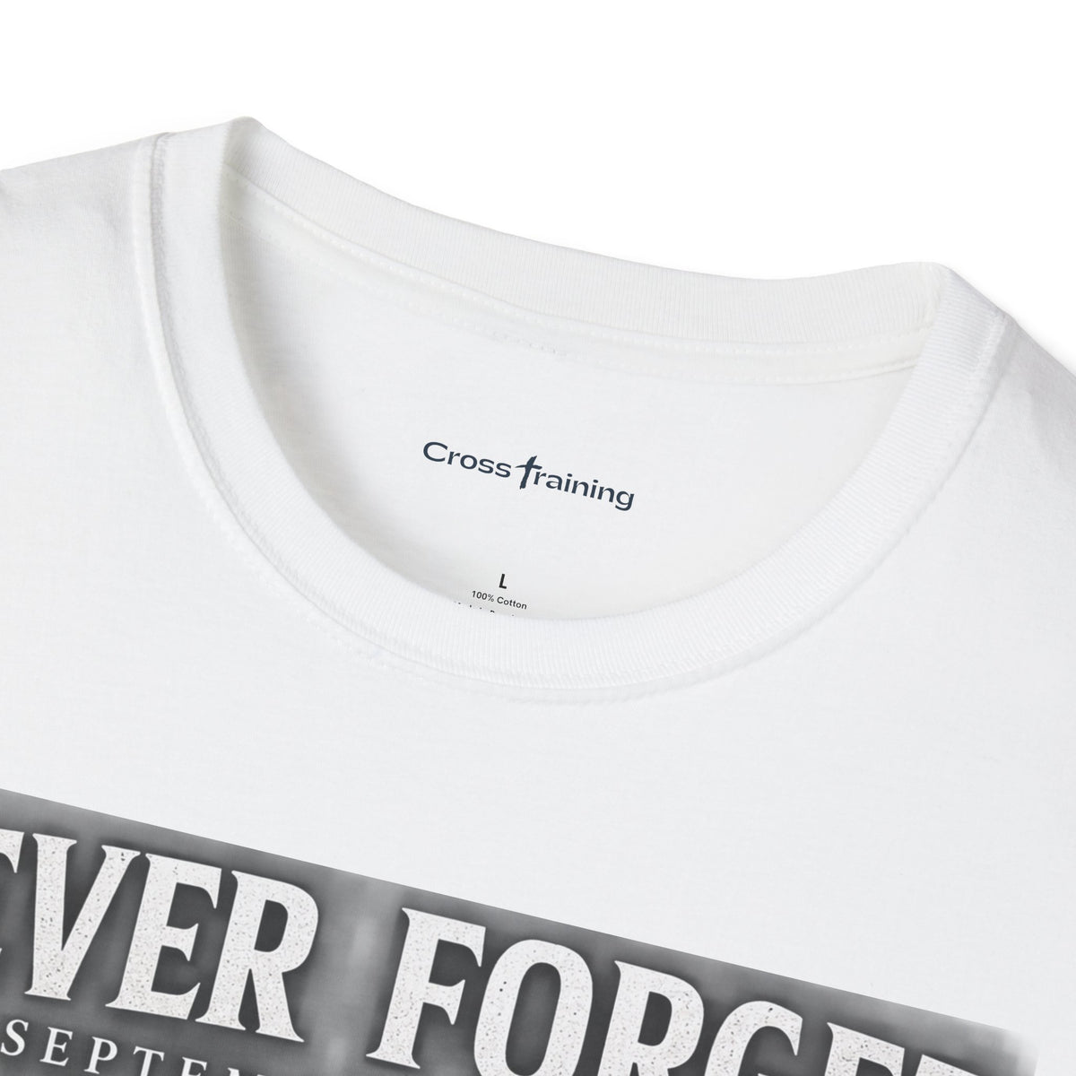 Never Forget 9/11 Memorial T-Shirt — American Flag & Eagle Tribute