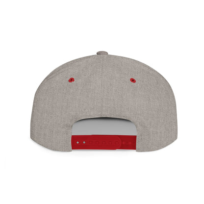 Flat Bill Snapback Hat — "The joy of the Lord is my strength" (Nehemiah 8:10)