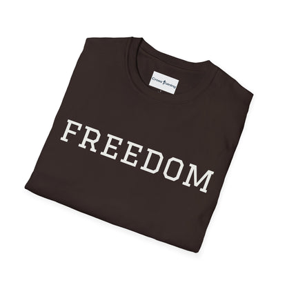 Freedom & Faith Unisex T-Shirt, Inspirational Tee, Casual Wear, Christian Apparel, Great for Everyday Use