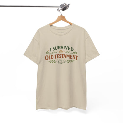 I Survived the Old Testament Tee – Funny Christian Bible Study Shirt