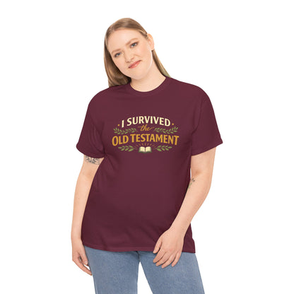 I Survived the Old Testament Tee — Funny Christian T-Shirt