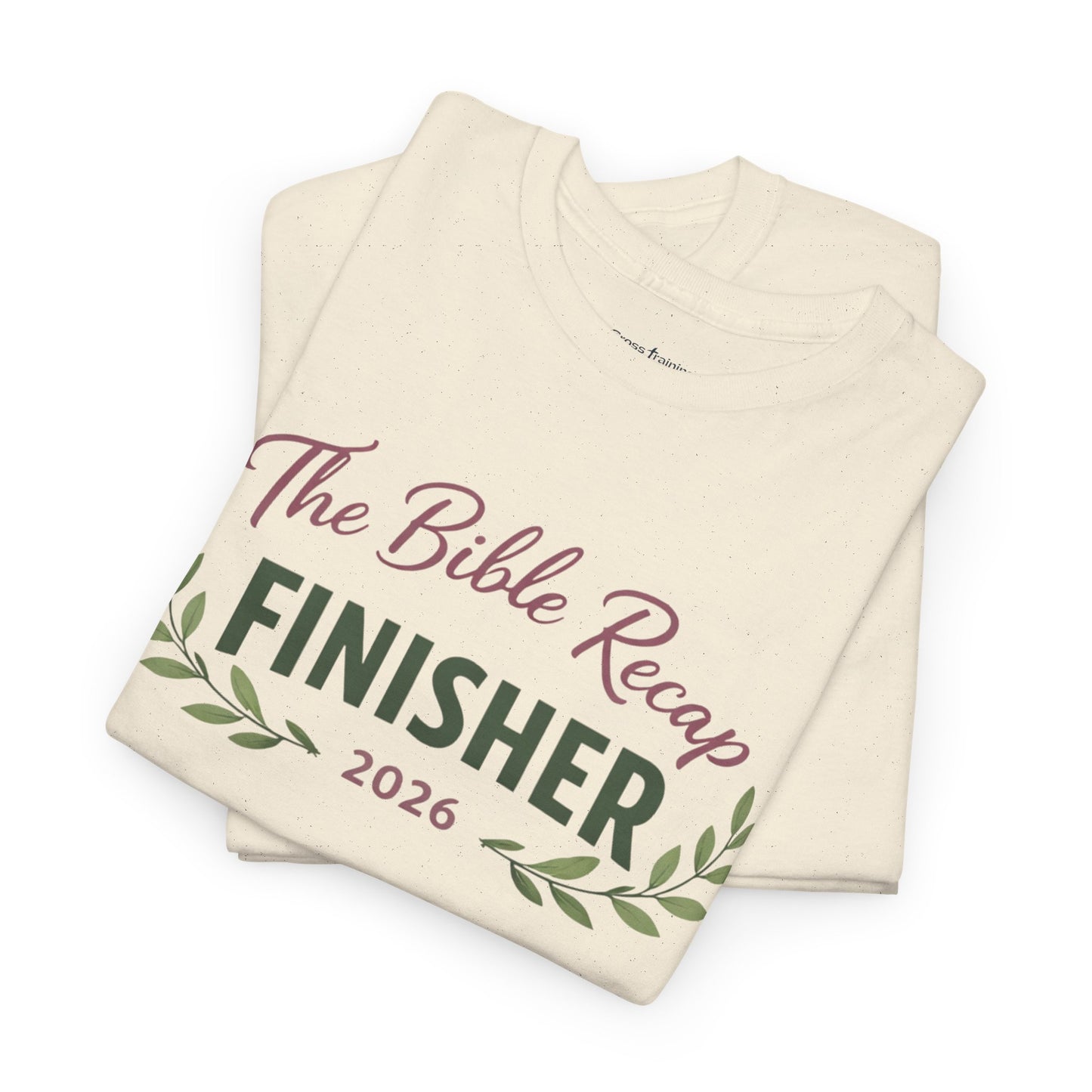 Bible Recap Finisher 2026 T-Shirt — Faith Journey Graduation Tee