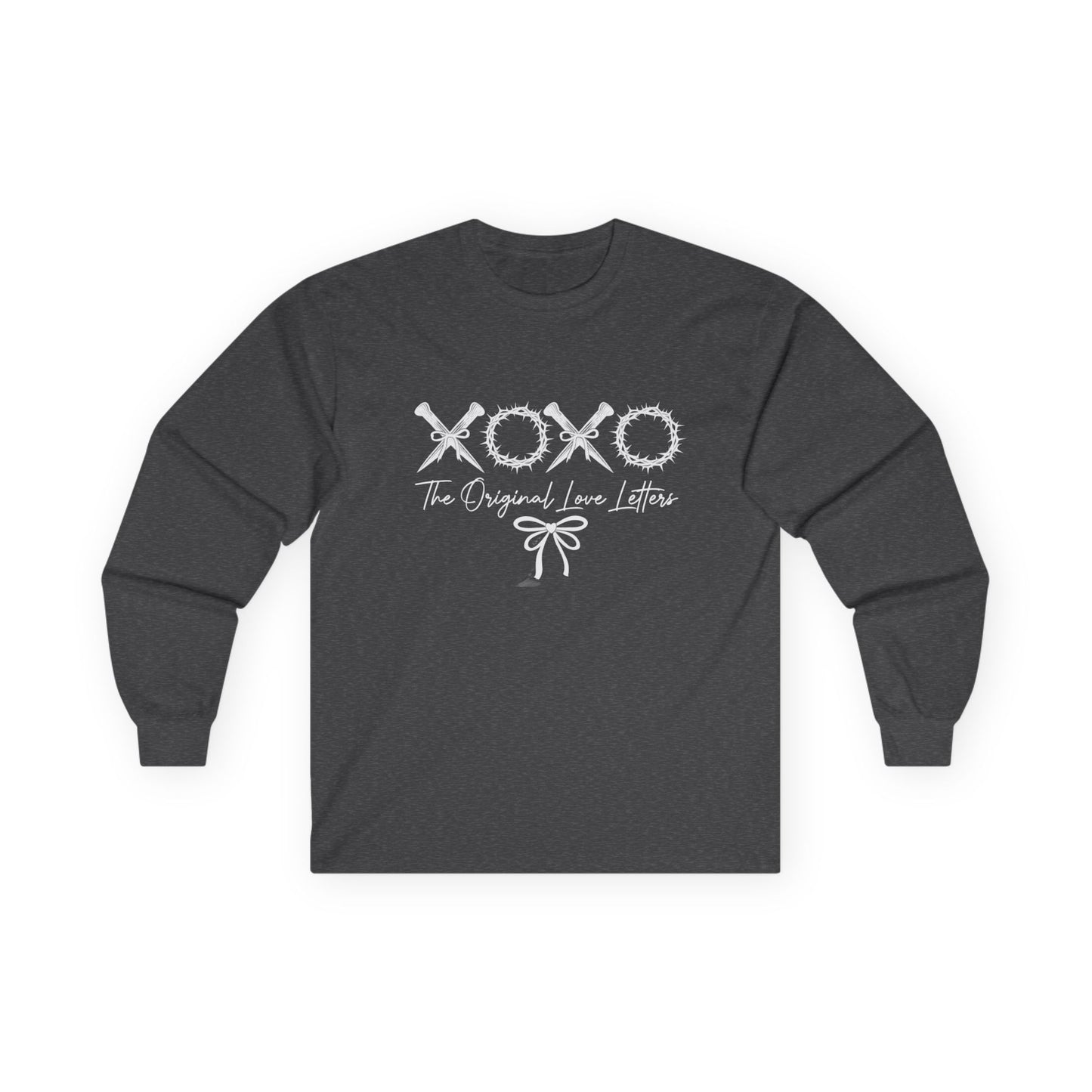 Long Sleeve Tee — XOXO 'The Original Love Letters' Valentine's Graphic Shirt