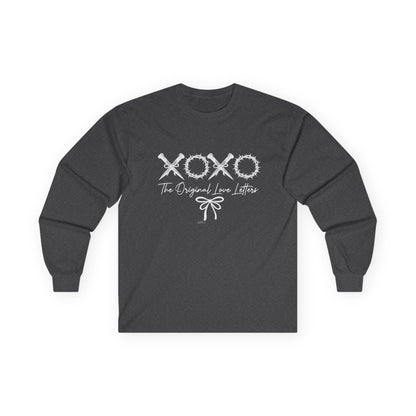 Long Sleeve Tee — XOXO 'The Original Love Letters' Valentine's Graphic Shirt