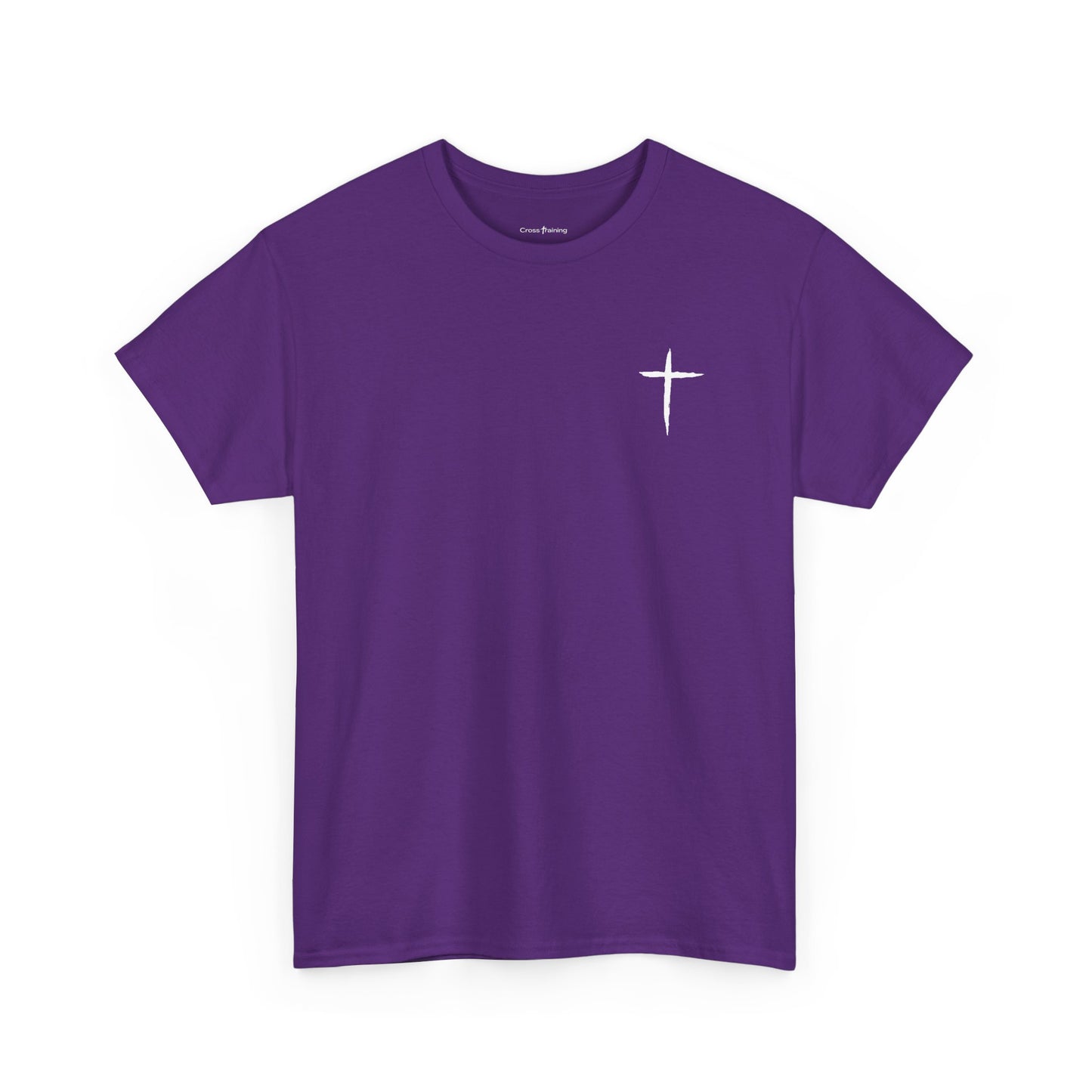 Christian Cross Tee — "May Heavenly Things Constantly Interrupt Our Earthly Things" Inspirational T‑Shirt