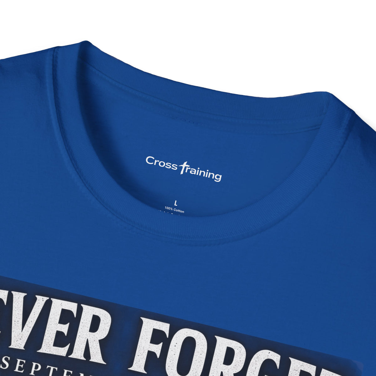 Never Forget 9/11 Memorial T-Shirt — American Flag & Eagle Tribute