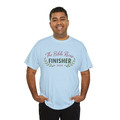 Bible Recap Finisher 2026 T-Shirt — Faith Journey Graduation Tee