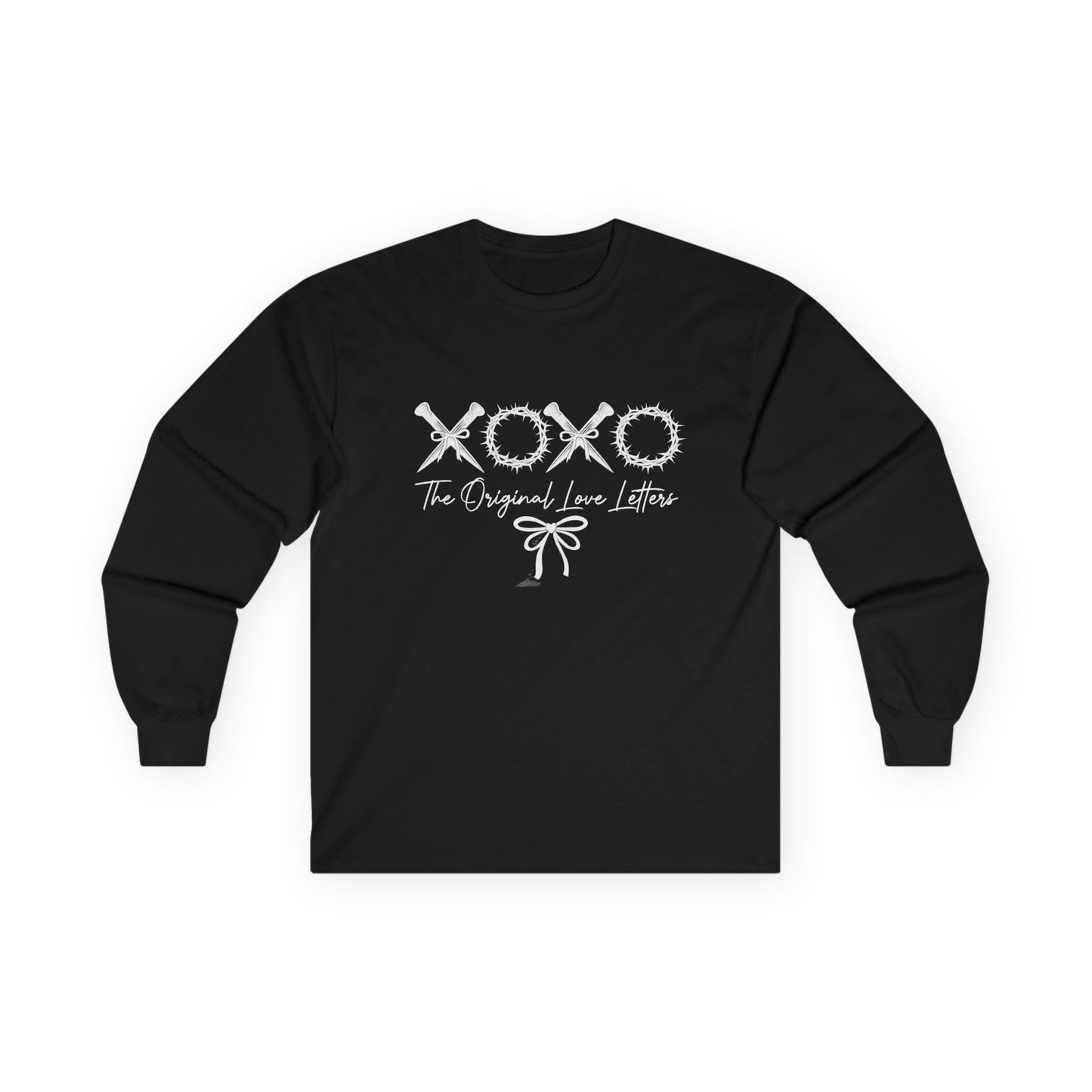 Long Sleeve Tee — XOXO 'The Original Love Letters' Valentine's Graphic Shirt
