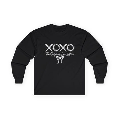 Long Sleeve Tee — XOXO 'The Original Love Letters' Valentine's Graphic Shirt