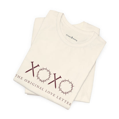 XOXO Floral Tee — "The Original Love Letters" Valentine's Graphic T-Shirt