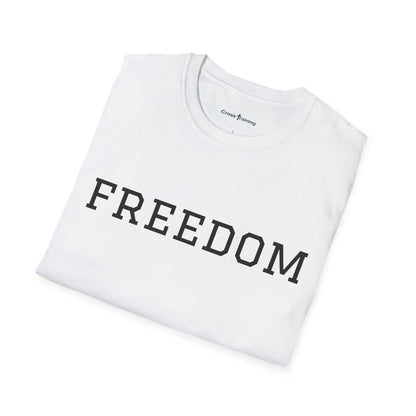Freedom & Faith Unisex T-Shirt, Inspirational Tee, Casual Wear, Christian Apparel, Great for Everyday Use