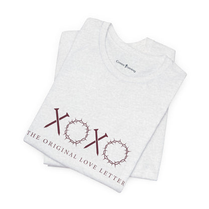 XOXO Floral Tee — "The Original Love Letters" Valentine's Graphic T-Shirt