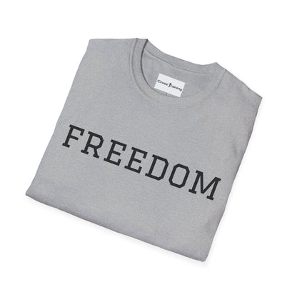 Freedom & Faith Unisex T-Shirt, Inspirational Tee, Casual Wear, Christian Apparel, Great for Everyday Use