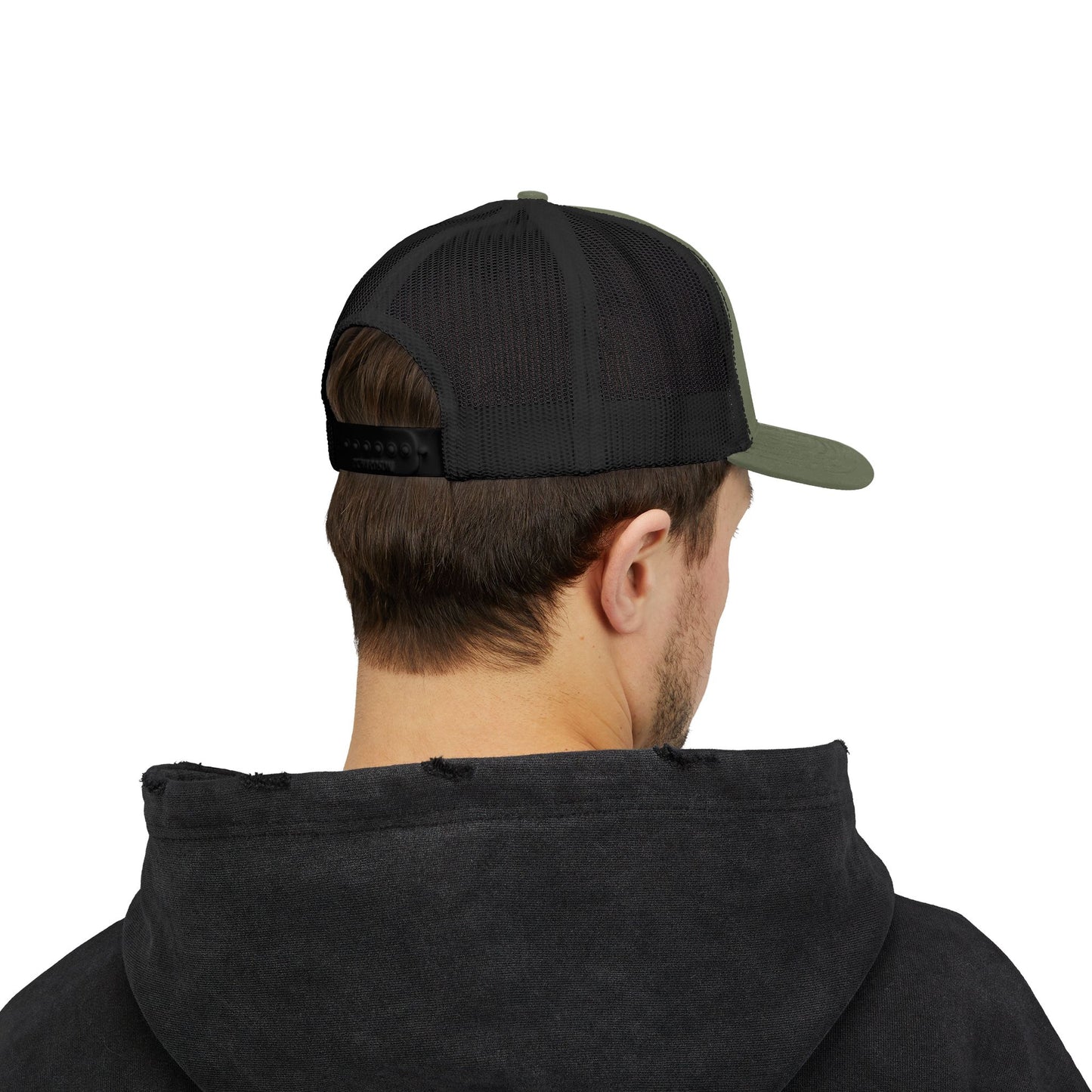 Embroidered Faith Retreat Trucker Cap — 'Faithful God' Family Ministry Snapback