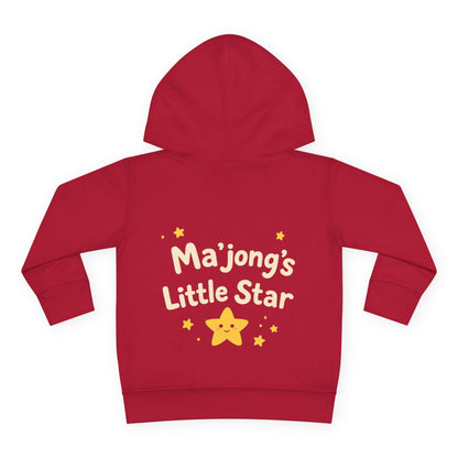 Toddler Hoodie - "Ma'jong's Little Star" Personalized Kids Pullover Fleece