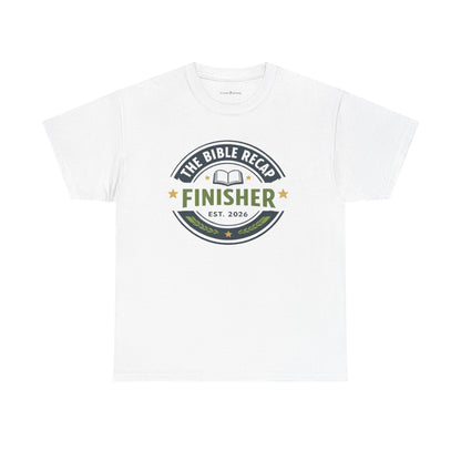 Bible Recap Finisher T‑Shirt — “Finisher” Faith Journey Tee