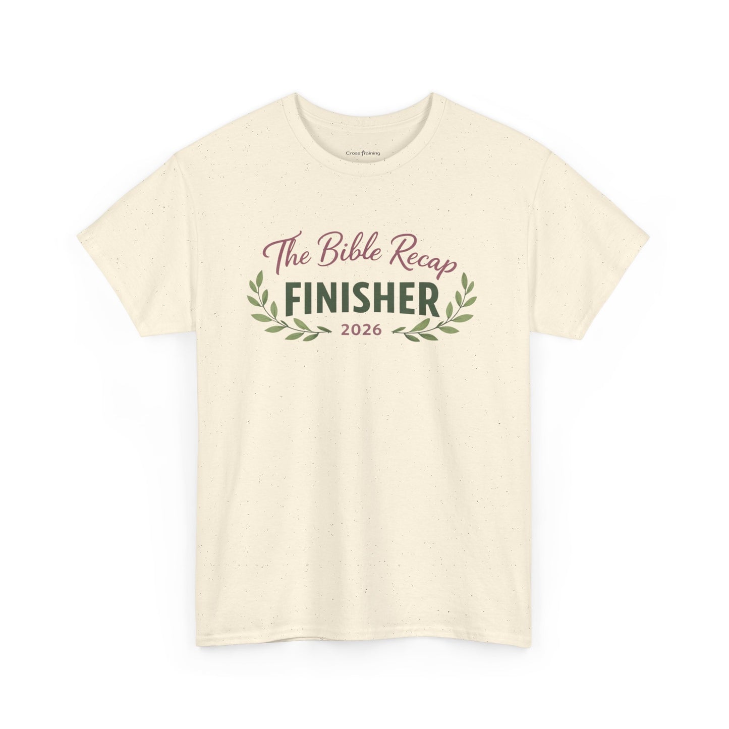 Bible Recap Finisher 2026 T-Shirt — Faith Journey Graduation Tee