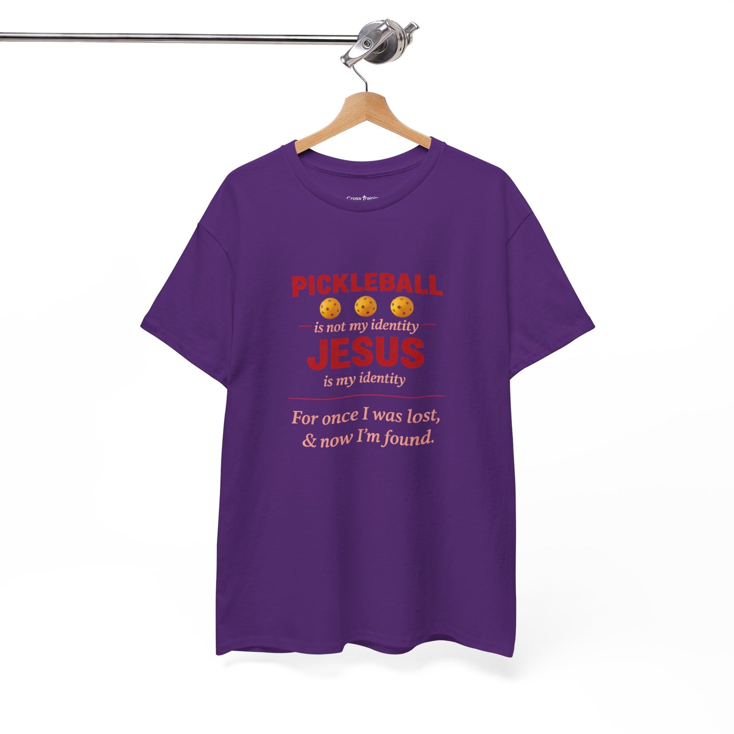 Pickleball Is Not My Identity — Jesus Is My Identity T-Shirt